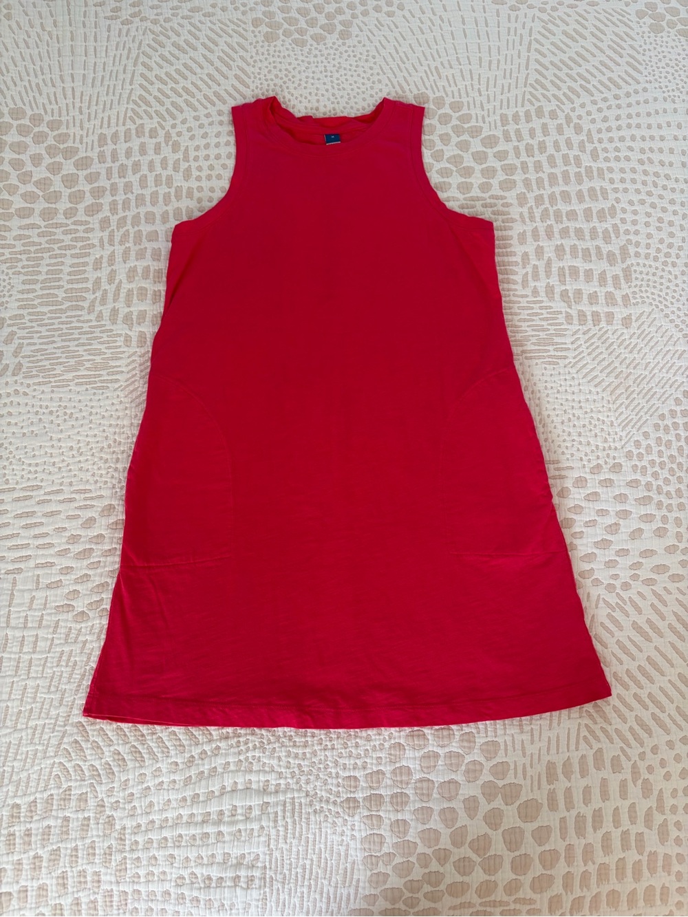 Old Navy Watermelon 🍉 Pink Sleeveless Mini Dress